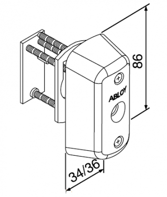 Цилиндр Abloy (Аблой) CY064