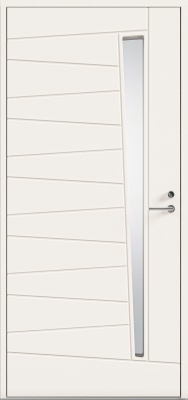 Дверь входная Kaski Future Regor Thermo, Белый NCS S 0502-Y, 10*21, левое