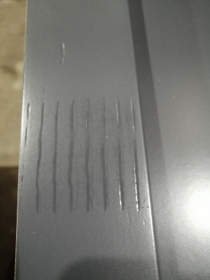 УЦЕНКА (№23) UO1 (O1T1023GL2) Thermo KASKI глухая, Серая RR23, 10*23, ЛЕВАЯ, замок LC200