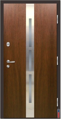 Тёплая входная дверь с терморазрывом NORD 85 Термико НС-16 фотография