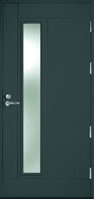 UOL12 Thermo KASKI со стеклом, Серая, 9*21, ПРАВАЯ, 8765