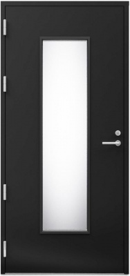 Дверь входная Kaski Salla Thermo, Белый NCS S 0502-Y, M10x21, Левая