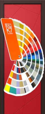 Дверь Капелли Multicolor Ф7A, RAL-K7 - произвольный цвет на выбор