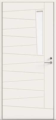 Дверь входная Kaski Future Hadar Thermo, Белый NCS S 0502-Y, 10*21, левое