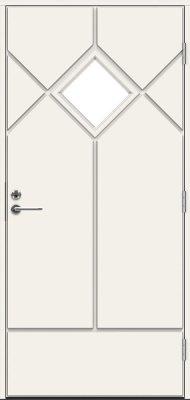 Теплая входная дверь SWEDOOR by Jeld-Wen Classic Schuman Eco