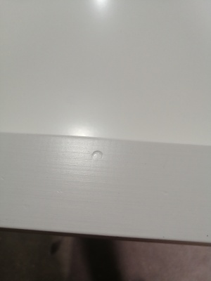 УЦЕНКА (№46) UO1 (O109GL) KASKI глухая, NCS S 0502-Y, 9*21, ЛЕВАЯ, замок ASSA 8765