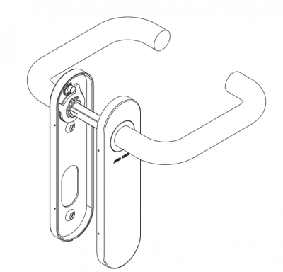 Ручка ASSA ABLOY AHW700UUBL