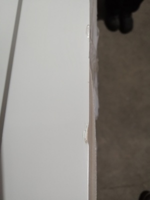 УЦЕНКА (№6) UO1 (O1T1023WR2) Thermo KASKI глухая, Белая NCS S 0502-Y, 10*23, ПРАВАЯ, замок LC200