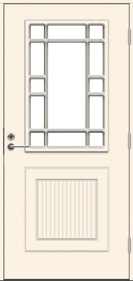 Теплая входная дверь SWEDOOR by Jeld-Wen Classic Bach Eco, М10x21, Правая