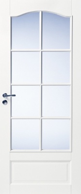 Дверь белая массивная SWEDOOR by Jeld-Wen Craft 114 М9x21,  Правая