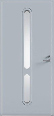 Дверь входная Kaski Future Caroli Thermo, Белый NCS S 0502-Y, 10*21, левое