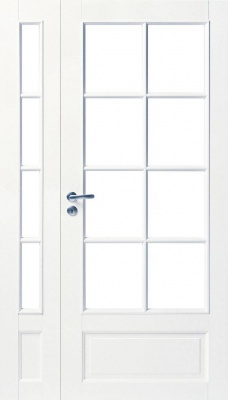 Дверь белая массивная SWEDOOR by Jeld-Wen Craft 104 + расширение