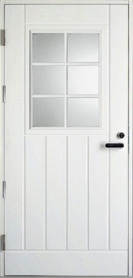 UOL1 Thermo KASKI со стеклом, Белая, 10*23, ЛЕВАЯ, LC200