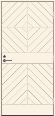 Теплая входная дверь SWEDOOR by Jeld-Wen Classic Grieg Eco, M10x21, Правая