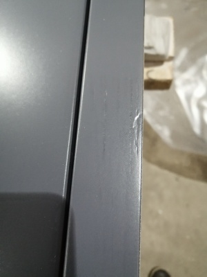 УЦЕНКА (№23) UO1 (O1T1023GL2) Thermo KASKI глухая, Серая RR23, 10*23, ЛЕВАЯ, замок LC200