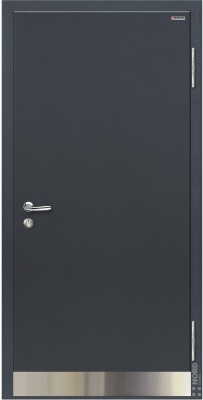 Тёплая входная дверь с терморазрывом NORD 70 НР-12 фотография