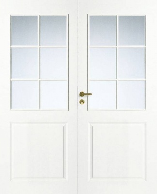 Дверь филенчатая SWEDOOR by Jeld-Wen Style 2, двустворчатая