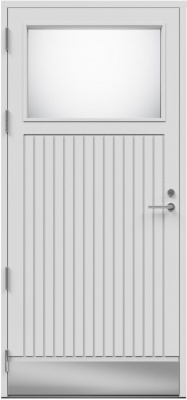 Дверь входная Kaski UOL23, Белый NCS S 0502-Y, M10x21, Левая