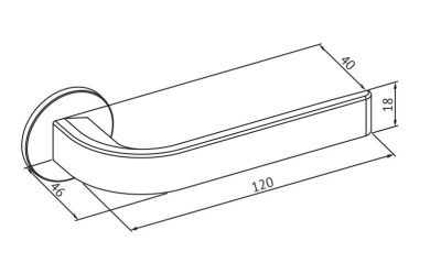 Ручка нажимная Abloy (Аблой) Enter 10/001