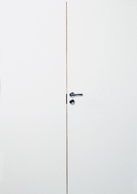 Ответная часть белой гладкой двери SWEDOOR by Jeld-Wen Easy 201 6х21
