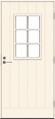 Теплая входная дверь SWEDOOR by Jeld-Wen Classic Bizet Eco, M10x21, Правая