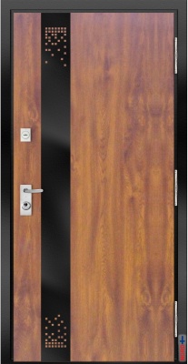 Тёплая входная дверь с терморазрывом NORD 85 Термико НР-14 фотография