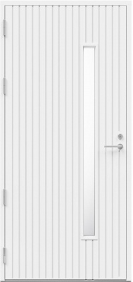 Дверь входная Kaski Kiilo Thermo, Белый NCS S 0502-Y, M10x21, Левая