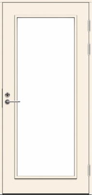 Дверь входная террасная SWEDOOR by Jeld-Wen PO1894 W20, М9x21, Правая, Белый NCS S 0502-Y