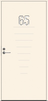 Теплая входная дверь SWEDOOR by Jeld-Wen Character Digits Eco, М10x21, Правая