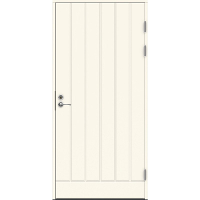 Теплая входная дверь SWEDOOR by Jeld-Wen Function F1894 М23 белая с замком LC200 фотография