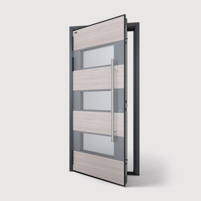 Уличная алюминиевая дверь с терморазрывом TX-4