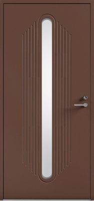 Дверь входная Kaski Future Tania Thermo, Белый NCS S 0502-Y, 10*21, левое