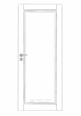  Дверь Смарт Дорс модель 127, Белый NCS S 0502-Y, M10x21