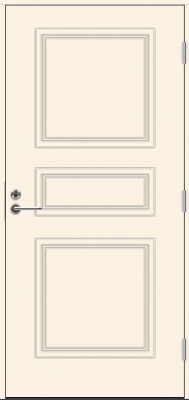 Теплая входная дверь SWEDOOR by Jeld-Wen Classic Puccini Eco, M10x21, Правая