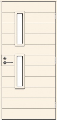  Теплая входная дверь SWEDOOR by Jeld-Wen Function Pamlico Eco, М10x21, Правая