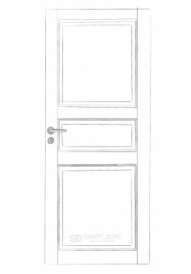 Дверь Nord Fin Doors модель 101, Белый NCS S 0502-Y, M9x21