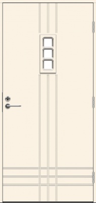 Теплая входная дверь SWEDOOR by Jeld-Wen Function Bengal Eco, М10x21, Правая