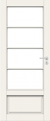 Дверь Nord Fin Doors модель 133, Белый NCS S 0502-Y, M10x21, Левая