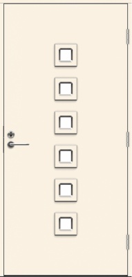 Теплая входная дверь SWEDOOR by Jeld-Wen Function Arafura Eco, М10x21, Правая
