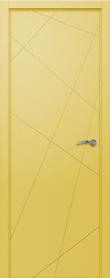 Дверь Капелли Multicolor Ф7A, M7x21, RAL1018 - жёлтый