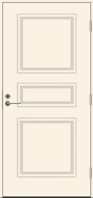  Теплая входная дверь SWEDOOR by Jeld-Wen Classic Puccini Eco, M10x21, Правая