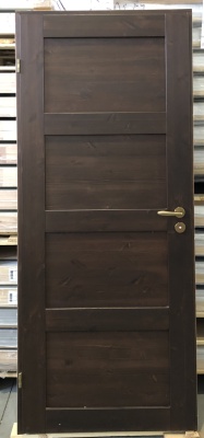 Дверь SWEDOOR by Jeld-Wen UNIQUE RUSTIC 337, цвет орех, М9*21, левая, №29 фотография