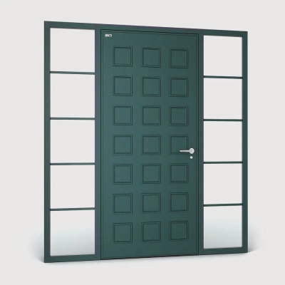 Уличная алюминиевая дверь с терморазрывом TX-13