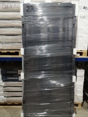 УЦЕНКА (№23) UO1 (O1T1023GL2) Thermo KASKI глухая, Серая RR23, 10*23, ЛЕВАЯ, замок LC200