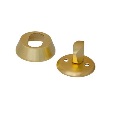 Комплект фурнитуры NFD_701HA на входную дверь в матовой латуни (ручка LE5/008 цилиндр, скобянка на цилиндр)