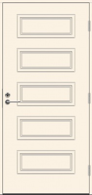 Теплая входная дверь SWEDOOR by Jeld-Wen Classic Beethoven Eco, М10x21, Правая