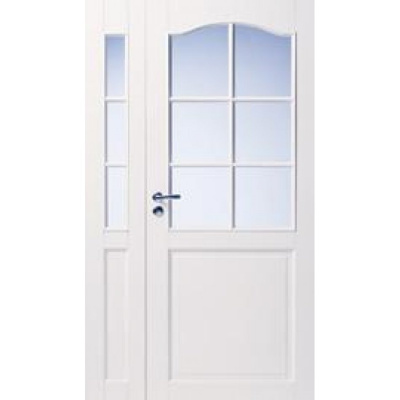 Дверь белая массивная SWEDOOR by Jeld-Wen Craft 111 + расширение