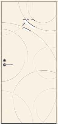 Теплая входная дверь SWEDOOR by Jeld-Wen Character Orbit Eco, M10x21, Правая