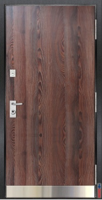 Тёплая входная дверь с терморазрывом NORD 85 Термико НР-12 фотография