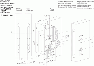 Замок электромеханический Abloy (Аблой) EL561